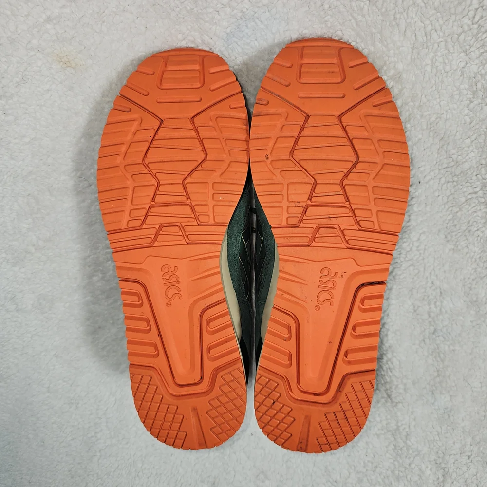 ASICS Gel Lyte III Green and Orange Men's Shoes